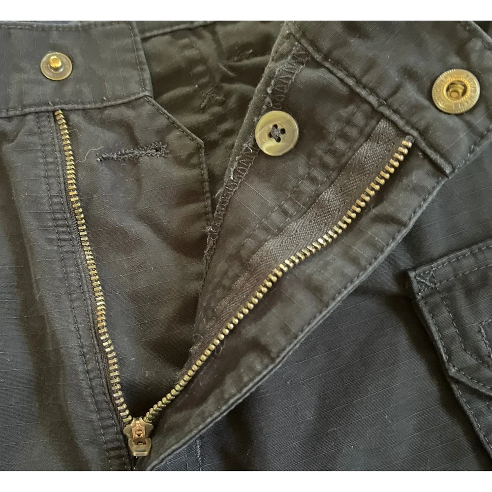 5.11 Tactical Series Mens Black Ripstop Cargo Shorts Size 32 Utility‎ Workwear